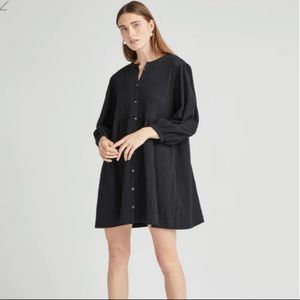 Richer poorer cloudweave button up dress